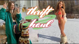 Thrift Haul | Estate Sales, Goodwill &amp; Depop Try On