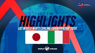 Japan  v Italy - LGT World Men's Curling Championship 2024 - Highlights