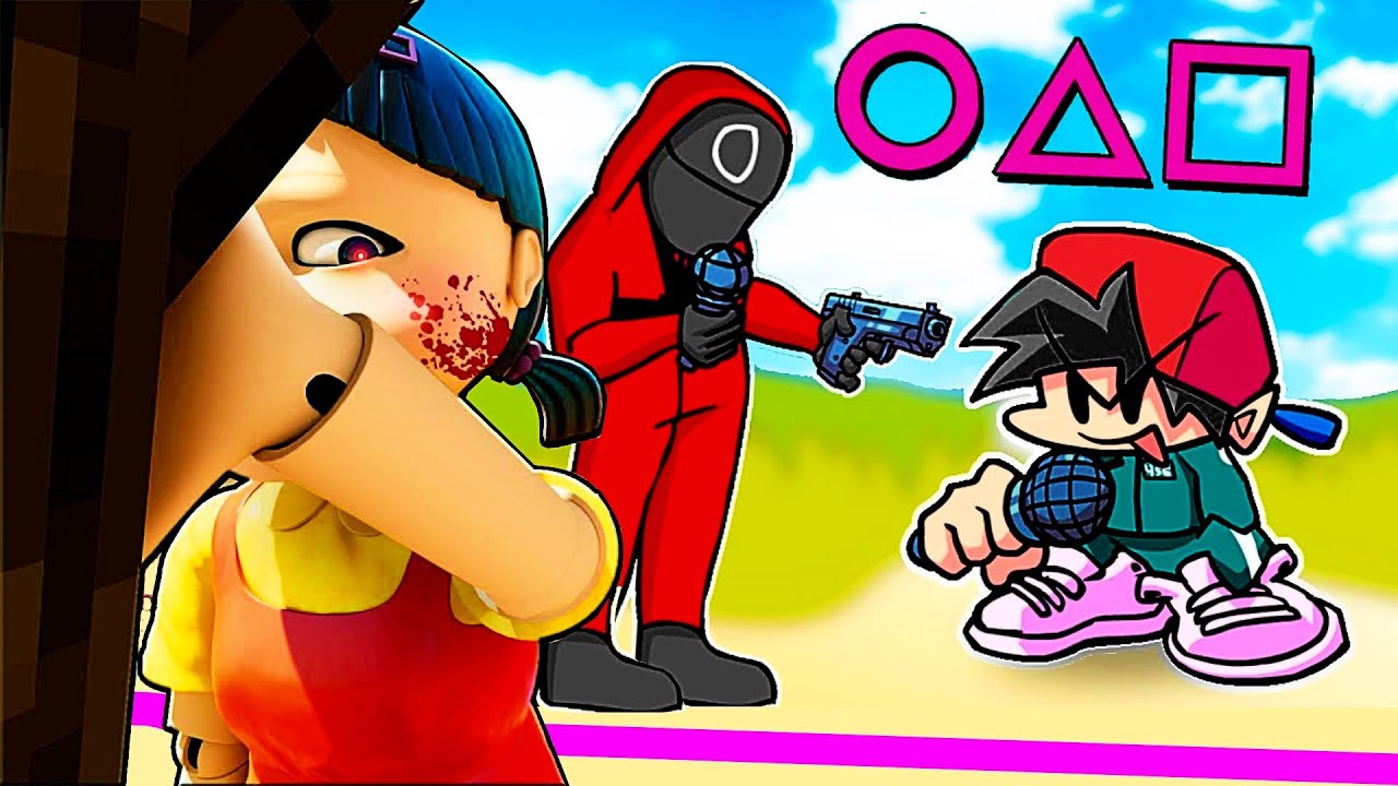 Friday Night Funkin MAIS C'EST SQUID GAME !!