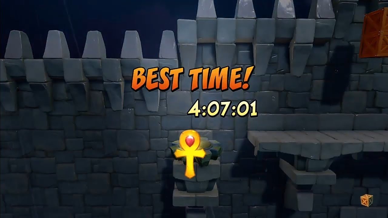 Crash Bandicoot Stormy Ascent Gold Relic