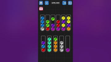 Ball Sort Puzzle by Guru Game: Levels 8221, 8222, 8223, 8224, 8225