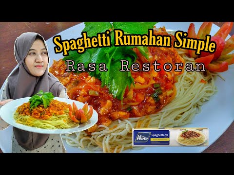 Cara Membuat Spagheti Dengan Cara Yng Mudah And Simple. 