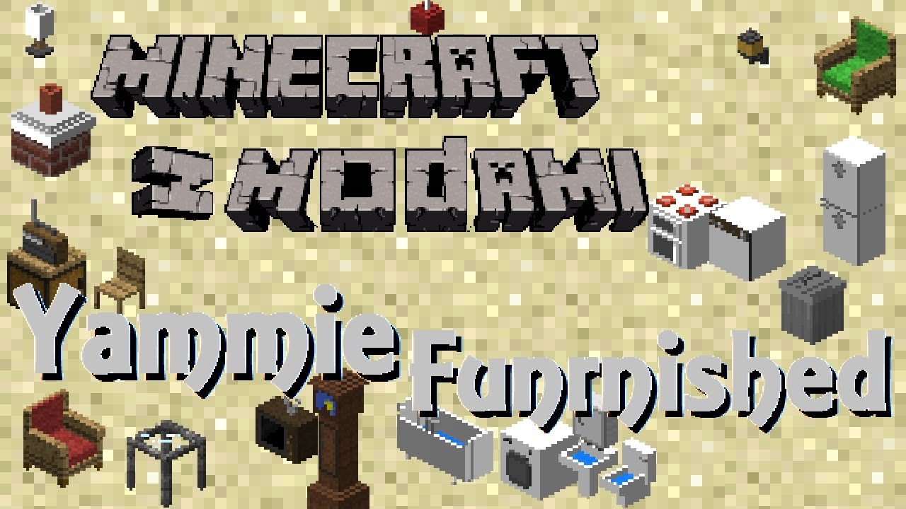 Minecraft Z Modami 29 Jammie Furniture Mod Meble Youtube