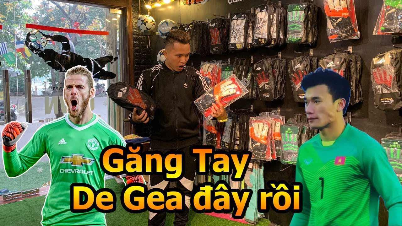 mua bóng đá ở hà nội New Update Thử Thách Bóng Đá đi mua găng tay của thủ môn De Gea và Bùi Tiến Dũng U23 Việt Nam