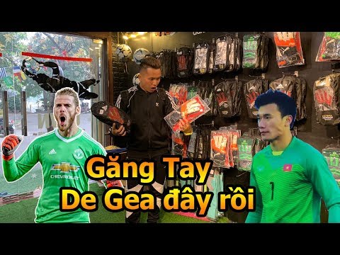 Bao Tay Chụp Banh - Thử Thách Bóng Đá đi mua găng tay của thủ môn De Gea và Bùi Tiến Dũng U23 Việt Nam