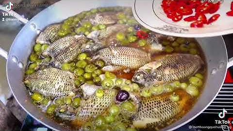 @Cá rô kho trái giác