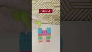 So Satisfying Letter A Build #creativebuilds #lego #buildingblocks #legofans #asmrsound #built #asmr