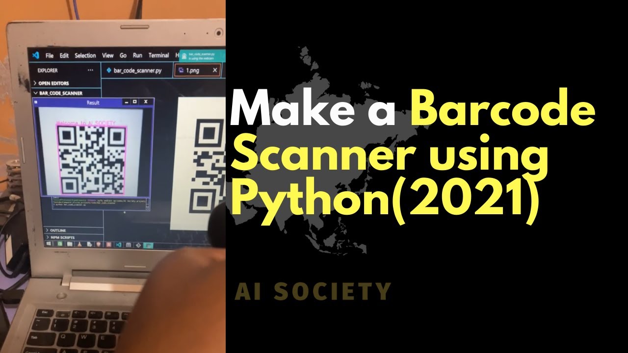 105 python project - qr code encoder decoder report -... Working QR-Code Scanner in Python (2021)| AI SOCIETY | Sameer Nigam ...