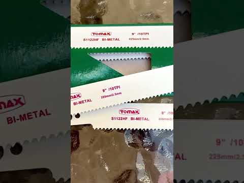 Полотно 225 мм для шабельної пилки по металу та дереву TOMAX, видео 1