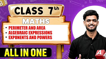 Perimeter & Area, Algebraic Expressions in 1 Shot | Maths | All in One| Class 7th Complete Revision🥳