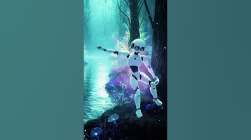 Dancing Robot in a Mystical Forest - AI Art #robot #ai #aiart #fun #funny #aigenerated #robotdance