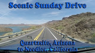 Today's scenic sunday drive takes place in western arizona along the
colorado river between quartzsite, and needles, california. once
leaving interst...