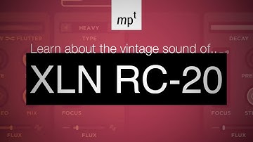 XLN RC-20 Plugin for Vintage Tape, Distortion and more. Demonstrated in detail using Ableton Live