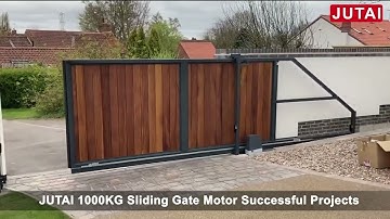 JUTAI 1000KG Sliding Gate Motor Successful Projects