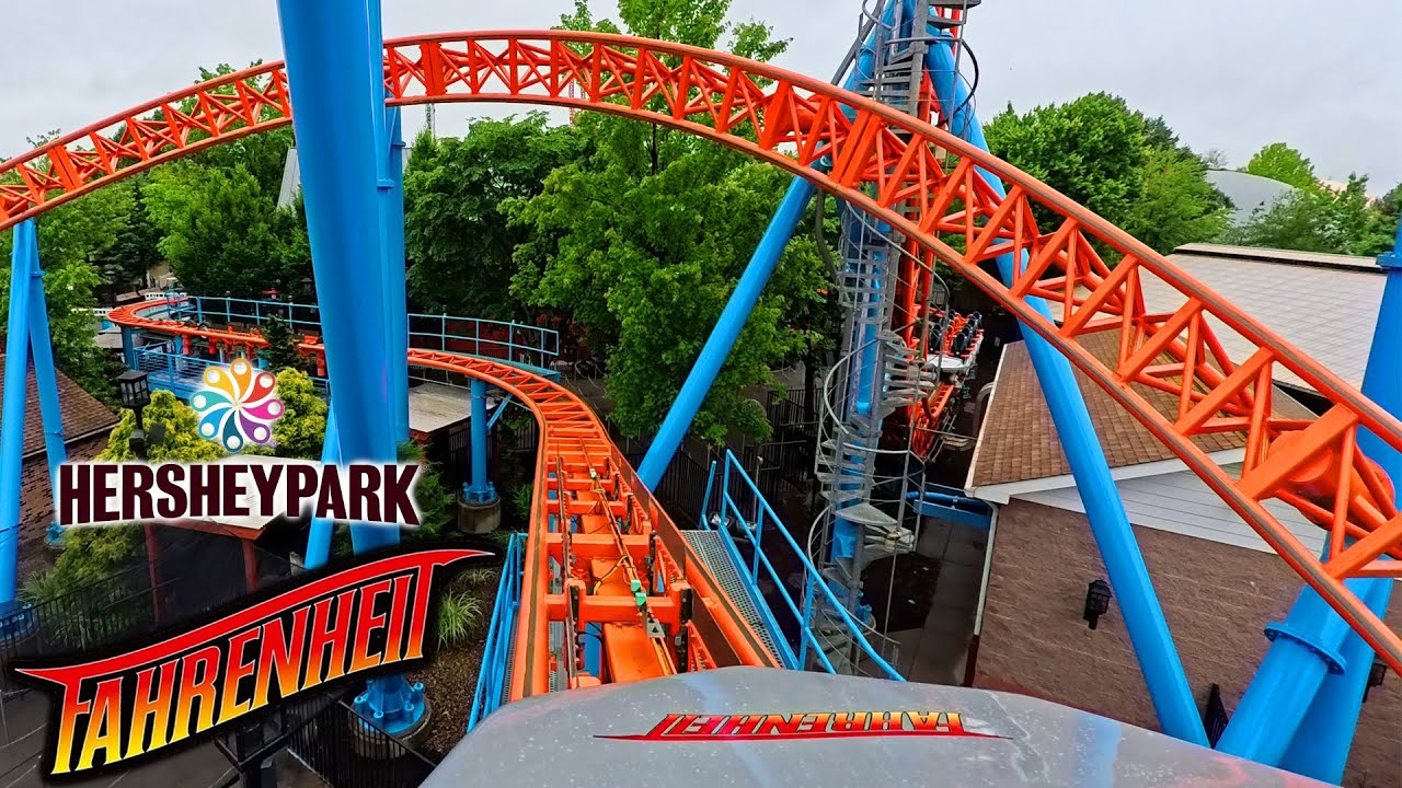 Fahrenheit 4K Front Seat POV - Hersheypark