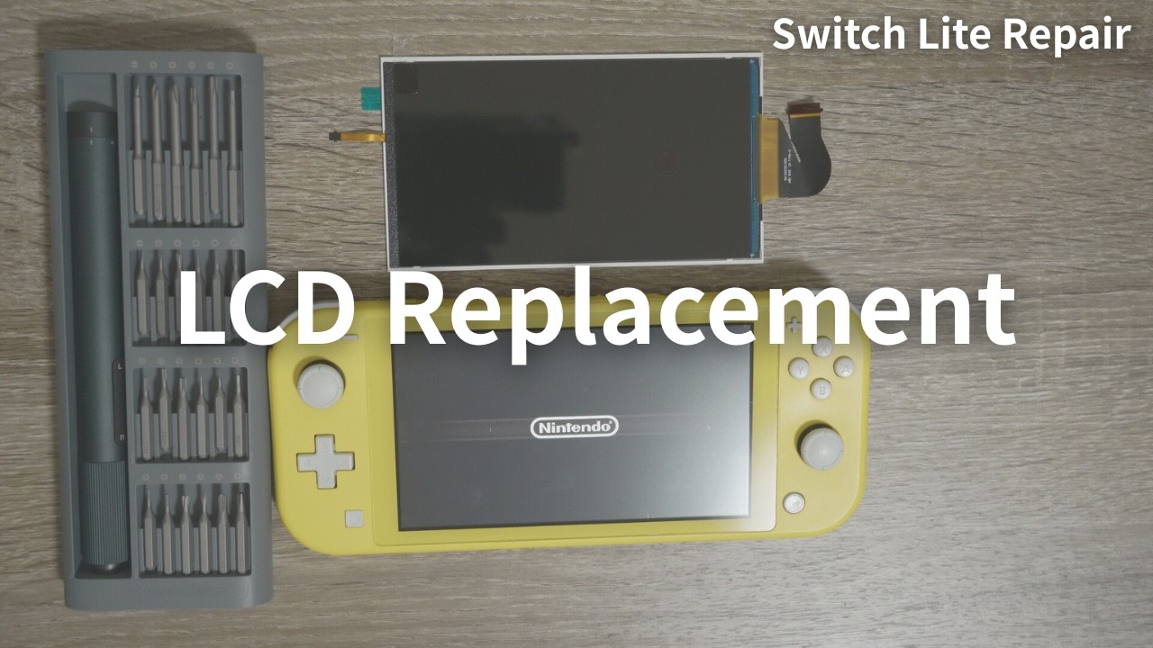 Nintendo Switch Lite 液晶交換 徹底修理解説｜Mono Repair┃ジャンク