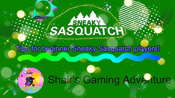 Tips for beginner Sneaky Sasquatch players!