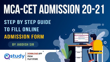 MCA - CET 2020-21 ONLINE ADMISSION FORM FILLING STEP BY STEP GUIDE