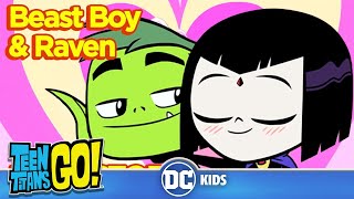 Teen Titans Go! en Français | L'histoire d'amour de Raven et Beast Boy | DC Kids
