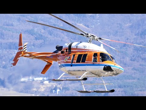 急旋回 急加速 アクロバティックな動き ☆ 新日本ヘリコプター＠松本