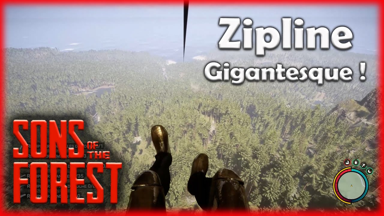 SONS OF THE FOREST - ZIPLINE GIGANTESQUE !!! - FR QC - YouTube