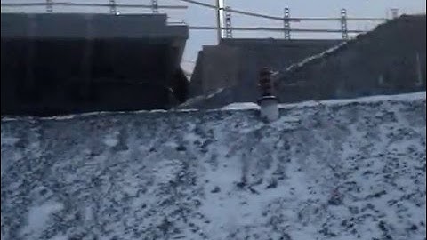 NIPIGON RIVER SUSPENSION BRIDGE BREAKING APART