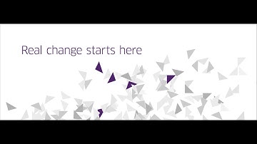 Real change starts here