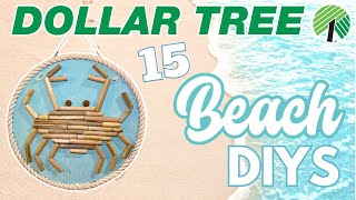 Sun, Sand, Sea! 15 BEST Beach Dollar Tree DIYS for Coastal Decor