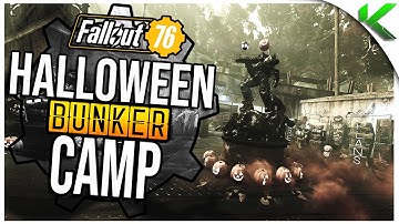 Enclave Bunker Camp Build (Halloween Edition) | Fallout 76
