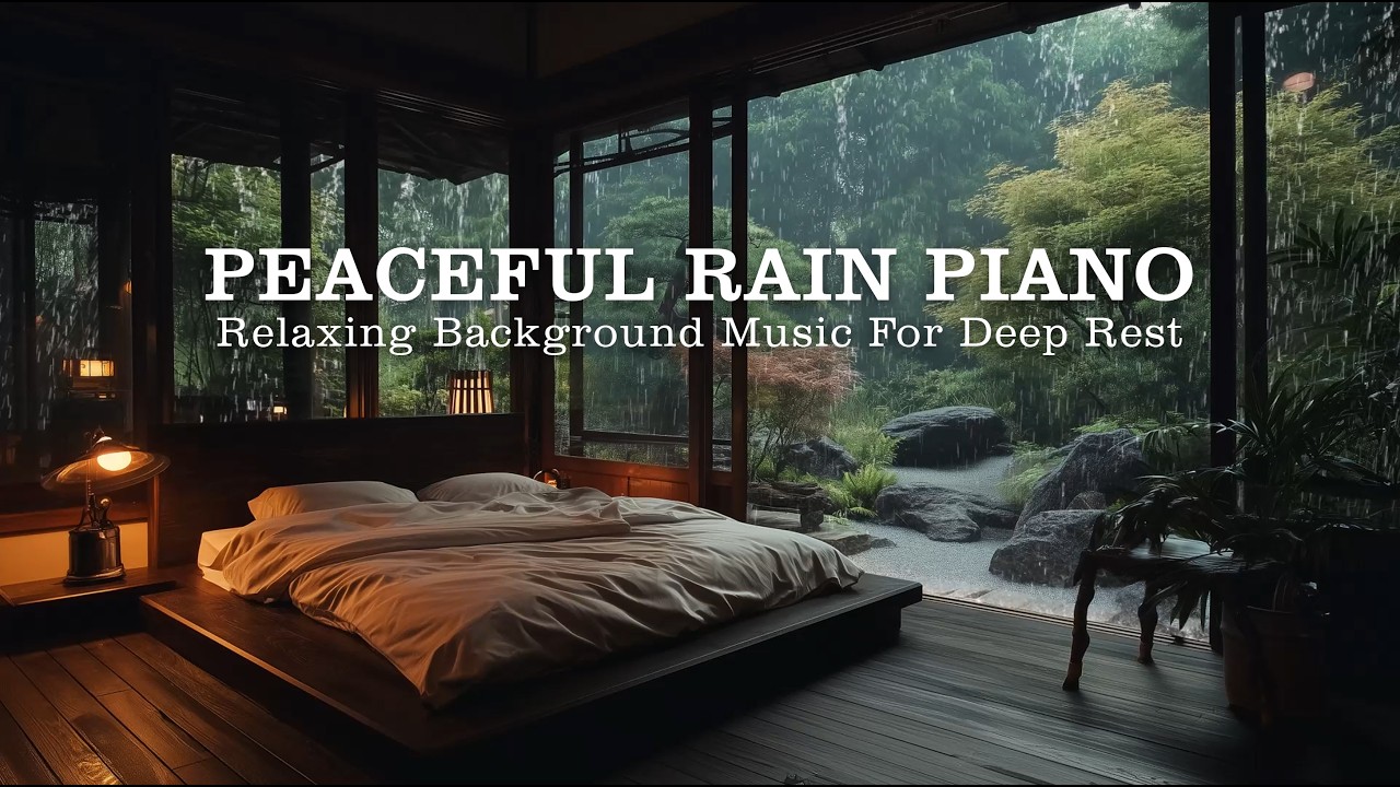Deep Sleep Rain Piano to Calm the Mind, Reduce Stress and Restore Balance
