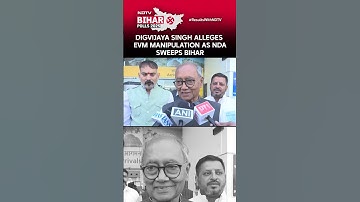 Bihar Election Result | Digvijaya Singh Alleges EVM Manipulation as NDA Sweeps Bihar