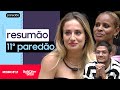 11º Paredão: Bruna Griphao, Aline Wirley e Gabriel Santana se enfrentam | Ricardo vota em Amanda