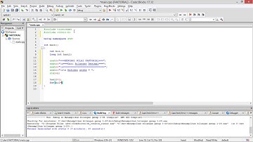 FAKTORIAL (C++ IDE:Codeblocks)