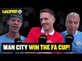 "THEY WON'T HAVE FAR TO GO HOME!!" 🤣 Man Utd & Man City fans REACT to Manchester City's FA Cup win 🔥 image