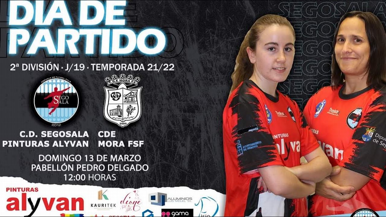 J20 Grupo 4 Segunda División Femenina. Segosala Alyvan - CDE Mora FS ...