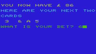 VIC-20 : Acey Ducey (1982)(Titan)