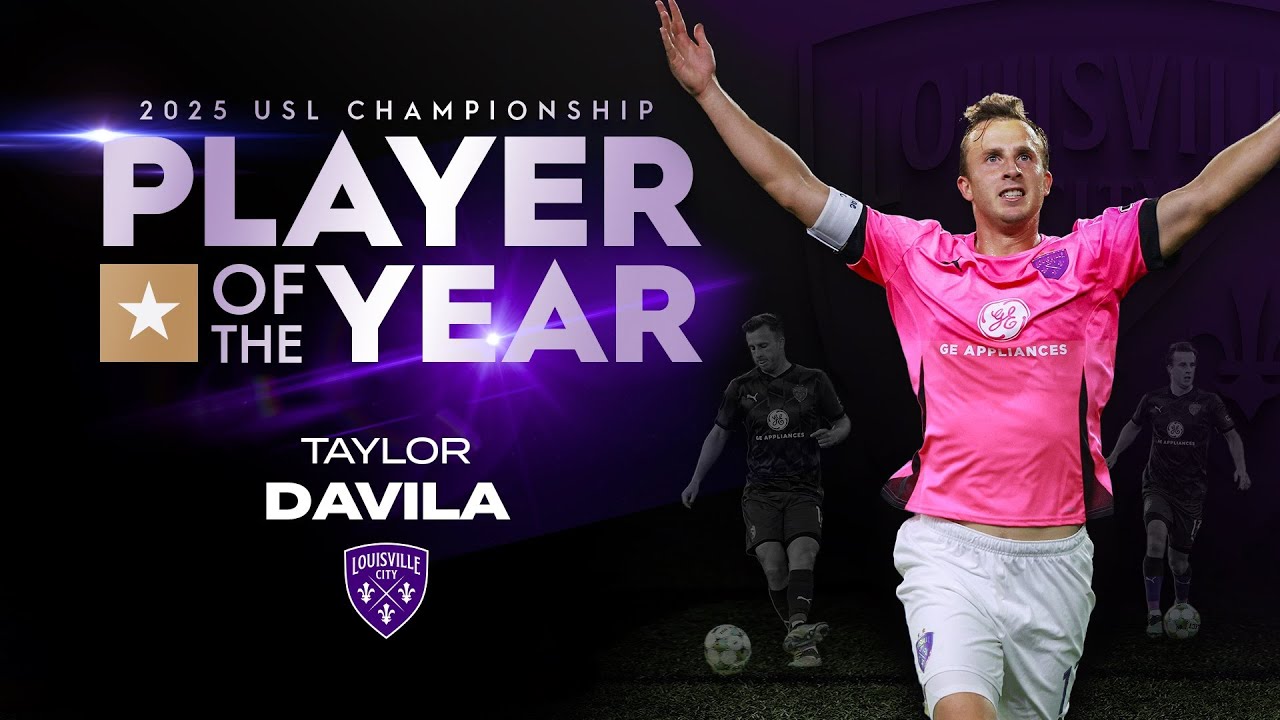 Louisville City FC's Taylor Davila voted 2025 USL Championship Player of the Year Louisville City FC's Taylor Davila voted 2025 USL Championship Player of the Year