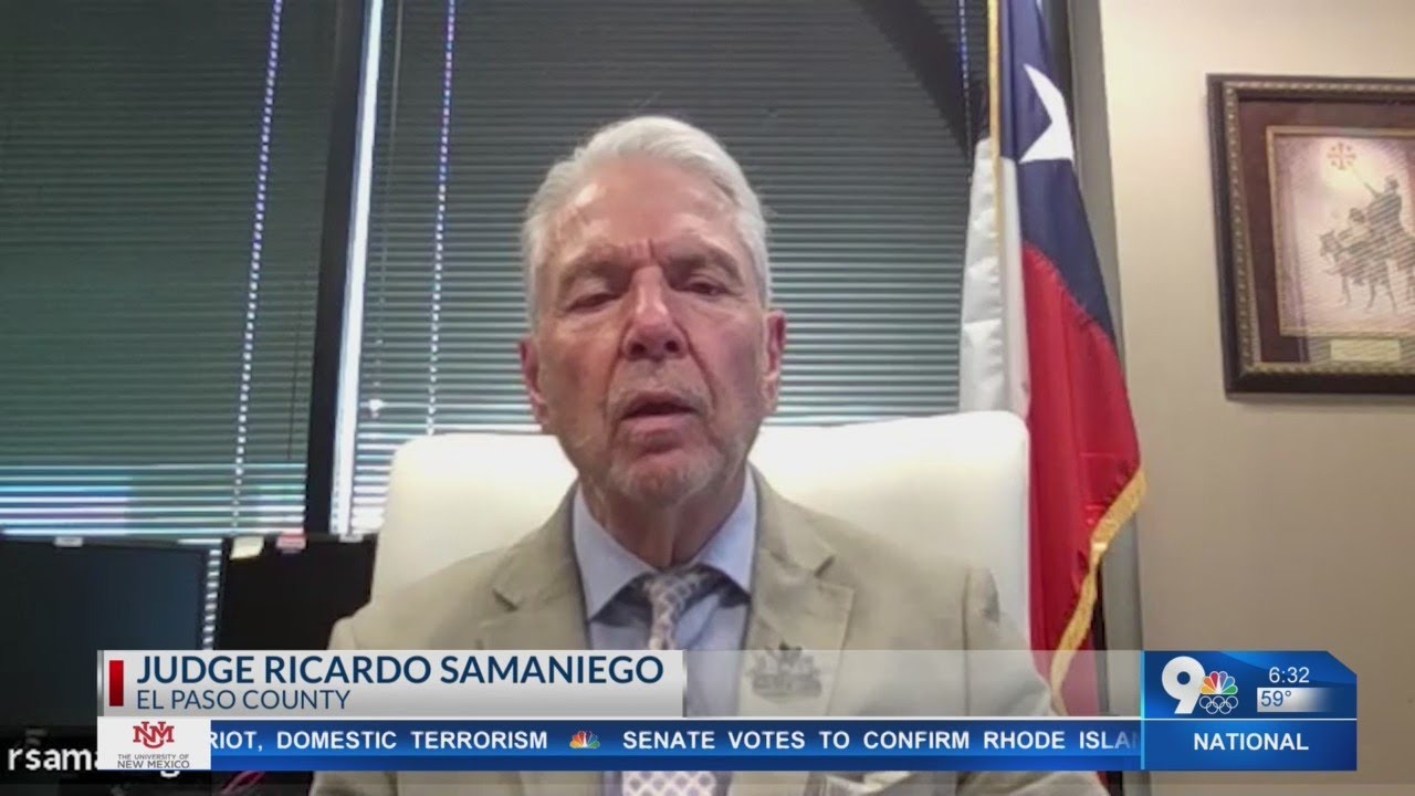 El Paso County Judge Ricardo Samaniego urges El Pasoans to continue ...