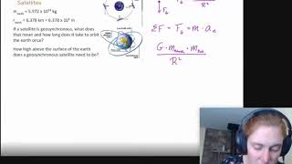 Uniform Circular Motion Part 3 - Orbits and Gravitational Force
