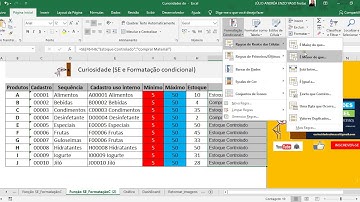 Curiosidades do Excel - Função SE e Formatação Condicional