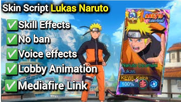 Lukas Naruto Skin Script 2025 | MLBB No Password (Android + iOS)