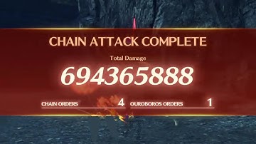 [Postgame HLR Hero] Xenoblade Chronicles 3 Max Chain Attack Damage (Single Target, 694M)