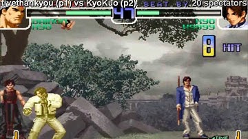 [GGPO KOF 2002] fivethankyou vs KyoKuo [[05-01-2014]]