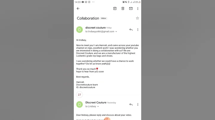 Collaboration Evidence - Lindsey Nikki & Discreet ...