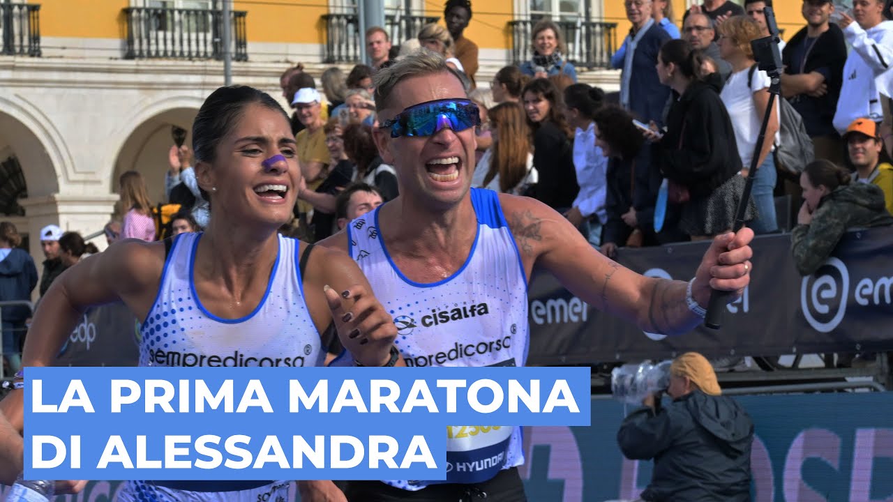 LA PRIMA MARATONA DI ALESSANDRA A LISBONA CON ME 🇵🇹