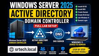 How to Install Active Directory & Create Domain Controller in Windows Server 2025 | AD DS Lab