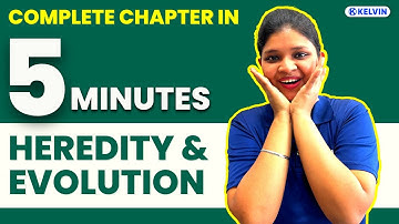 Heredity & Evolution Class 10 Mind Map | Science NCERT Chapter 9 | Heredity One Shot