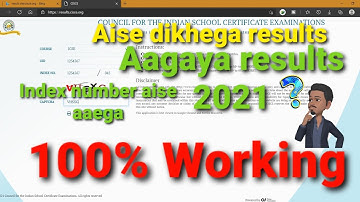 How to see results icse and isc 2021