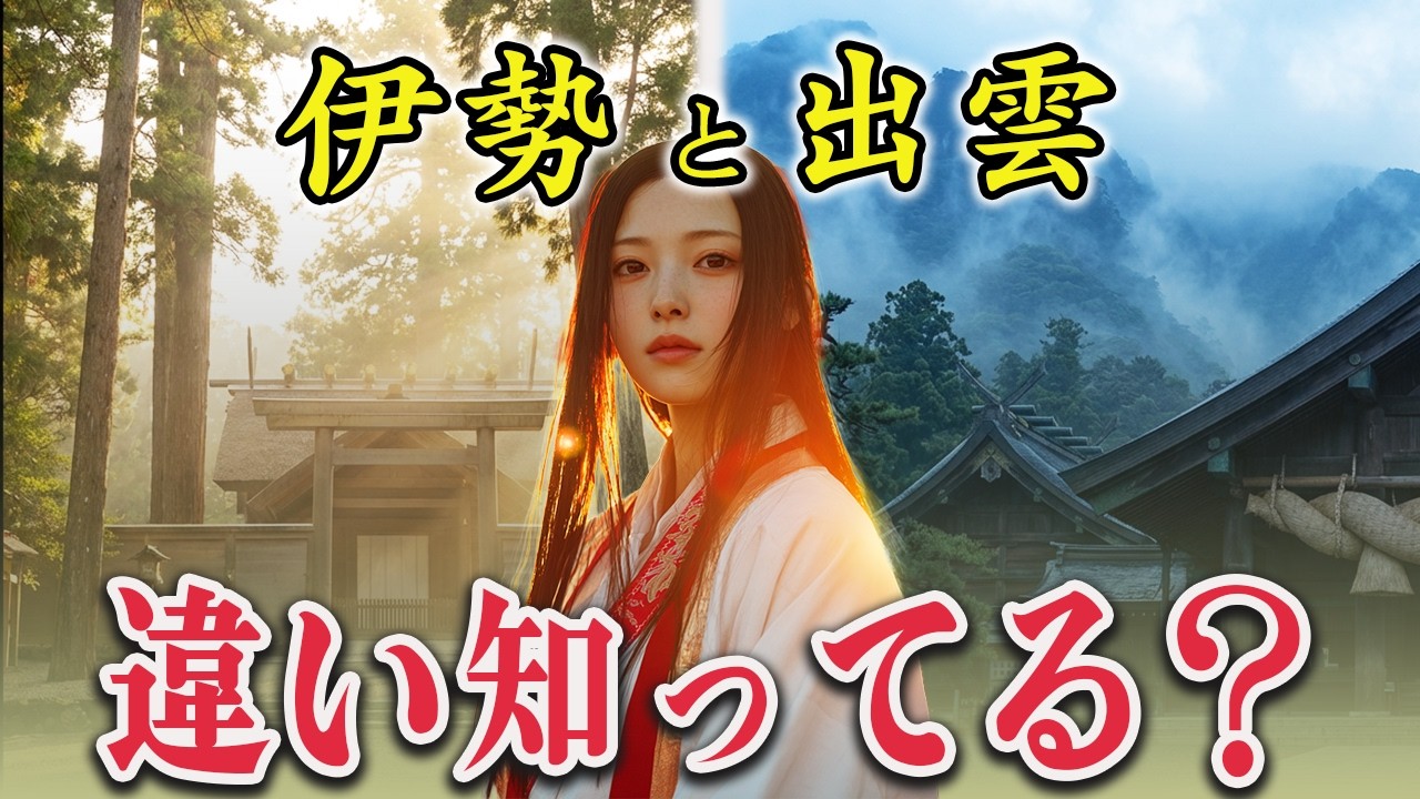 【衝撃】伊勢神宮と出雲大社、知るほど面白い！二大神社の違い