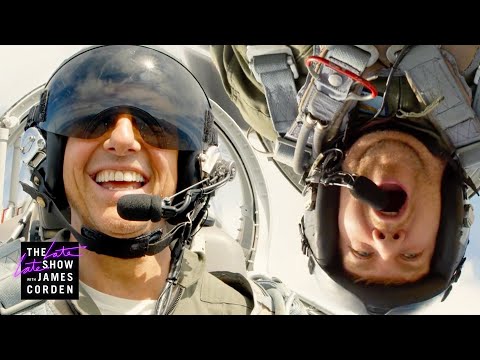 Download Tom Cruise Terrifies James in 'Top Gun' Fighter Jet!